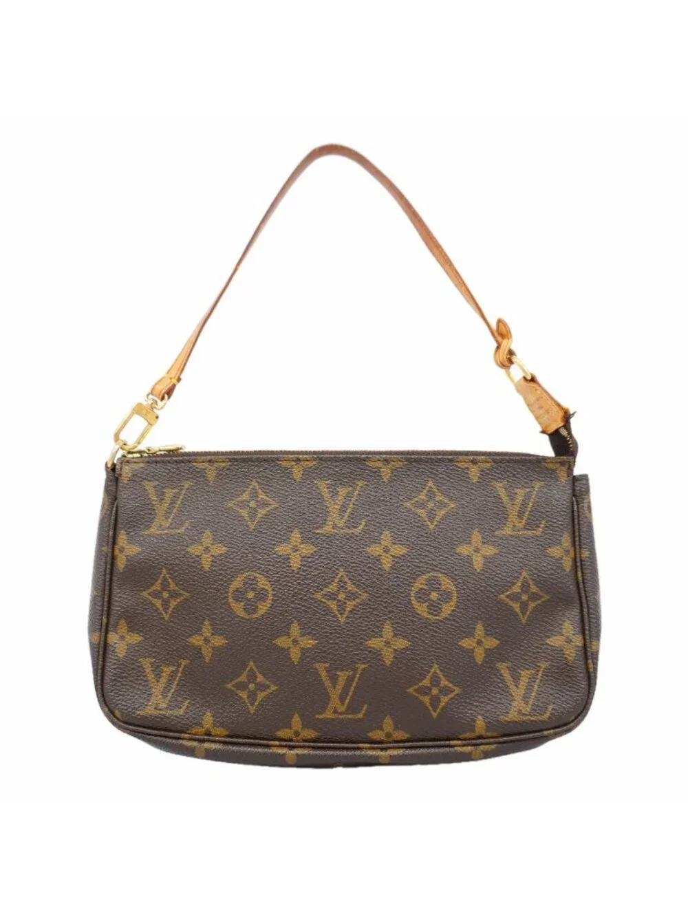 Louis Vuitton Pouch Monogram Pochette Soir Brown